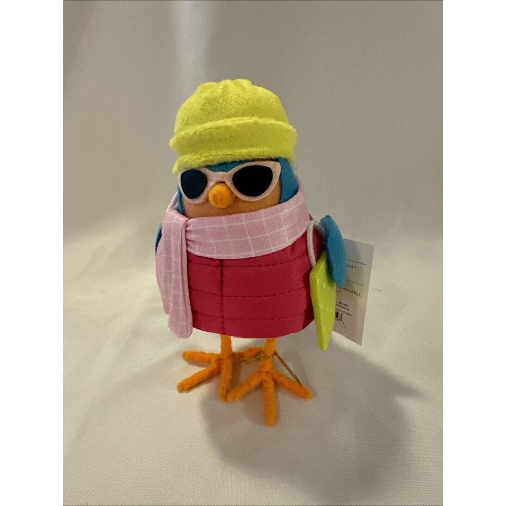 Target Wondershop Featherly Friends Merry 2024 Decorative Bird Hat Scarf Sunglas